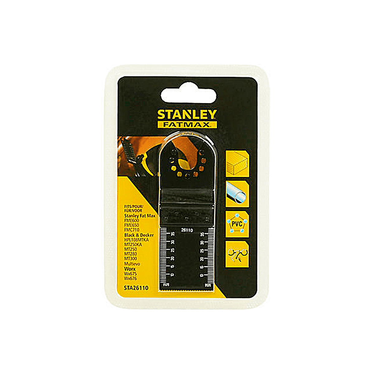 סכין למלטשת רב שימושית לעץ ומתכת STANLEY FATMAX 32MM